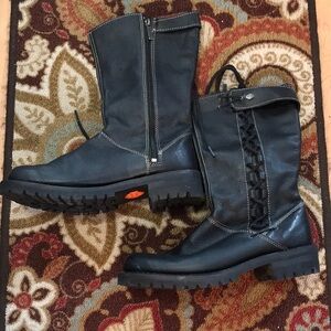 Harley-Davidson Black Combat Boots